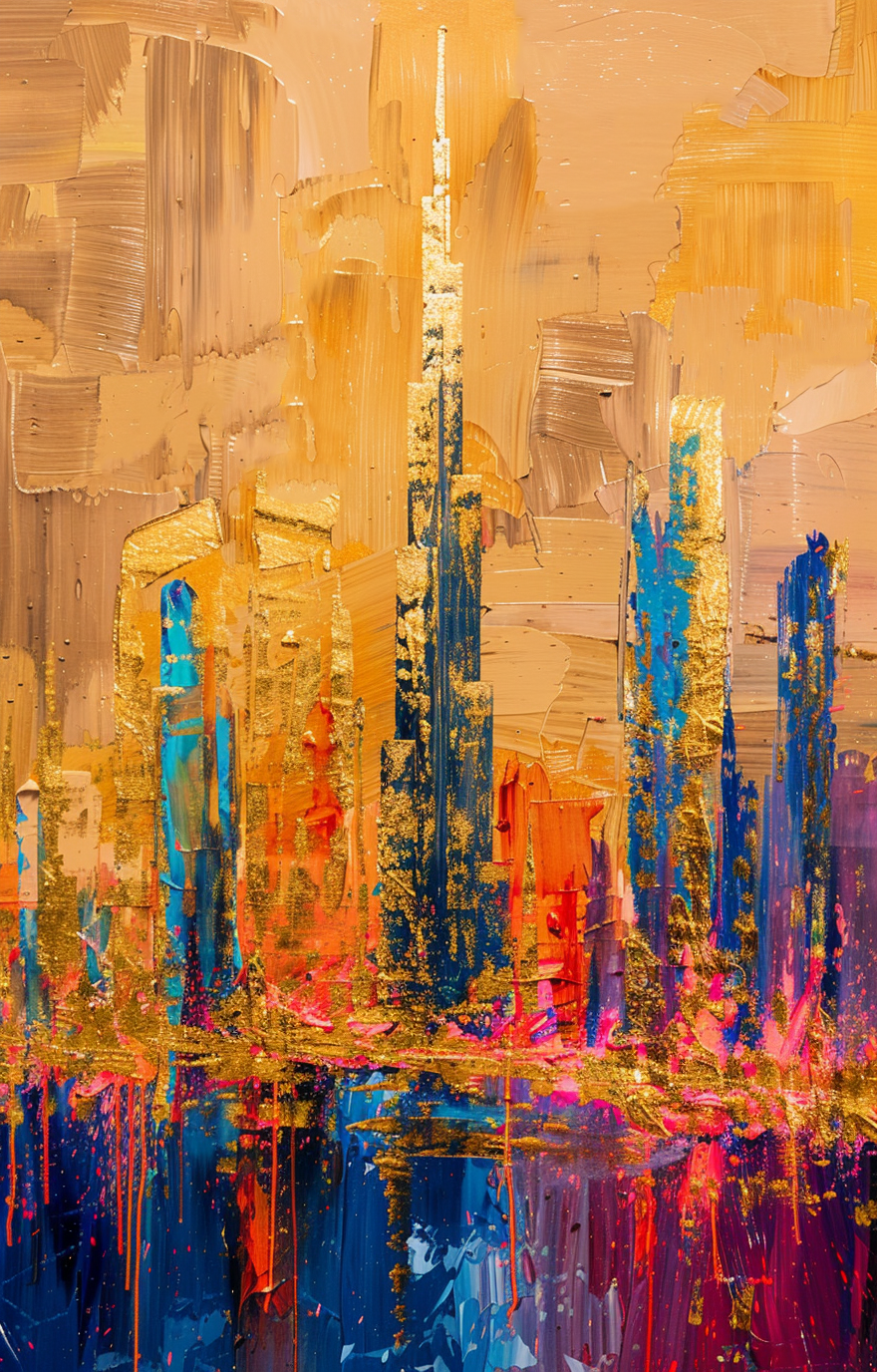 Nr.56 Burj Khalifa in Gold