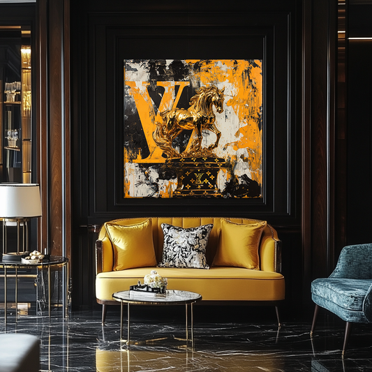 No.18 Statue in Gold