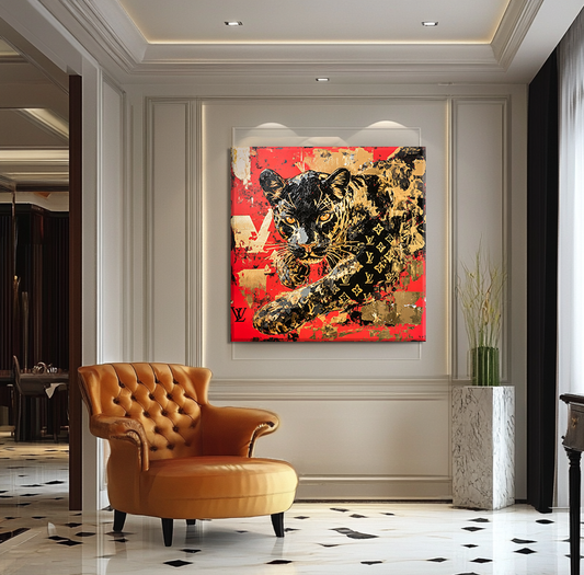 No.09 Panther on Red