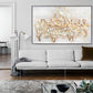 932 Maleri med guld - Chandelier