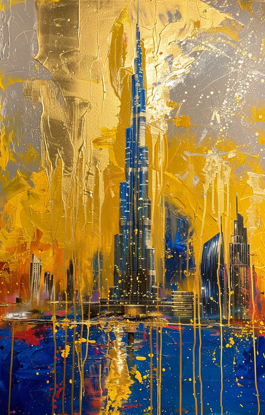 Nr.72  Burj Khalifa in Gold