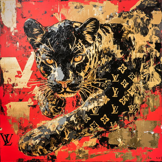 No.09 Panther on Red