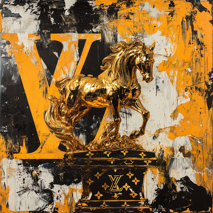 No.18 Statue in Gold