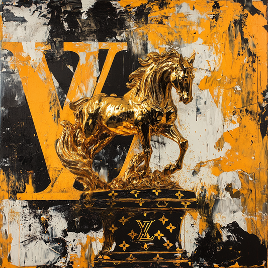 No.18 Statue in Gold