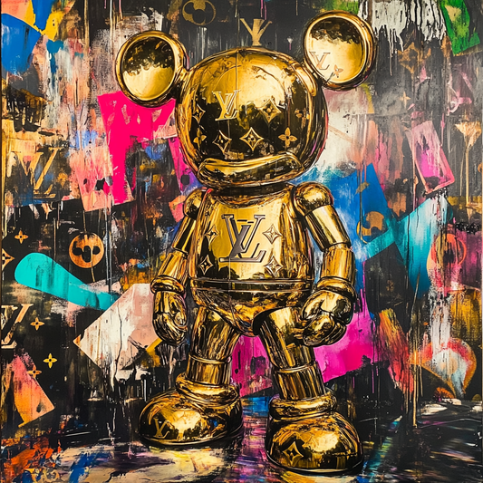 Nr.54 Luxury Bear in Gold