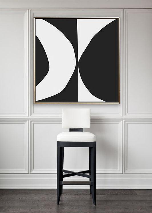 295 Minimalist Art Black&White