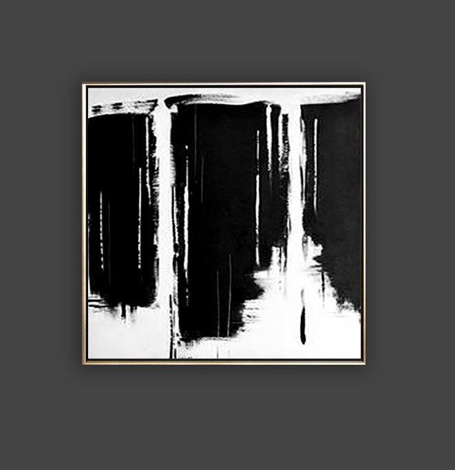 19 Minimalist Art Black&White Handpainted Artwork