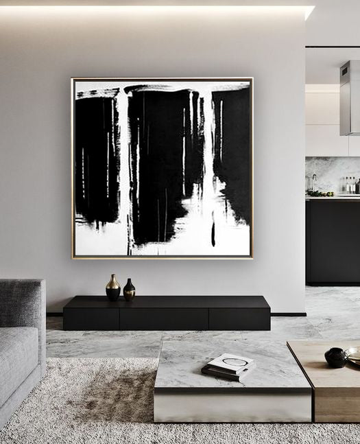 19 Minimalist Art Black&White Handpainted Artwork