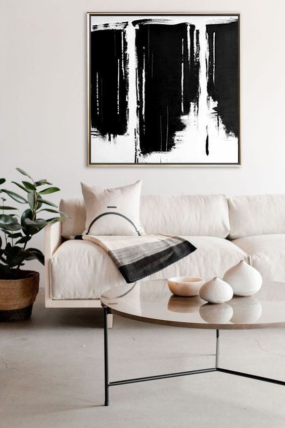 19 Minimalist Art Black&White Handpainted Artwork