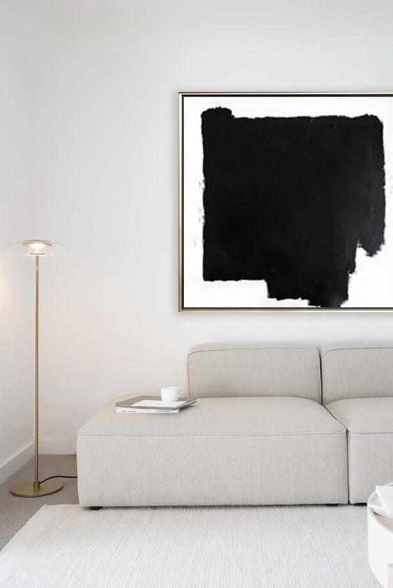 26 Minimalist Art Black&White Abstract Handpainted Artwork