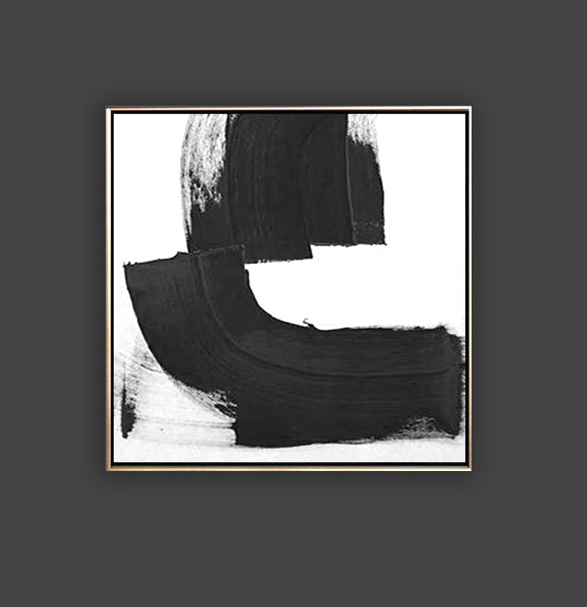 40 Minimalist Art Black&White Handpainted Artwork