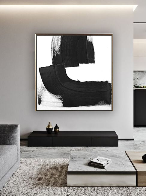 40 Minimalist Art Black&White Handpainted Artwork