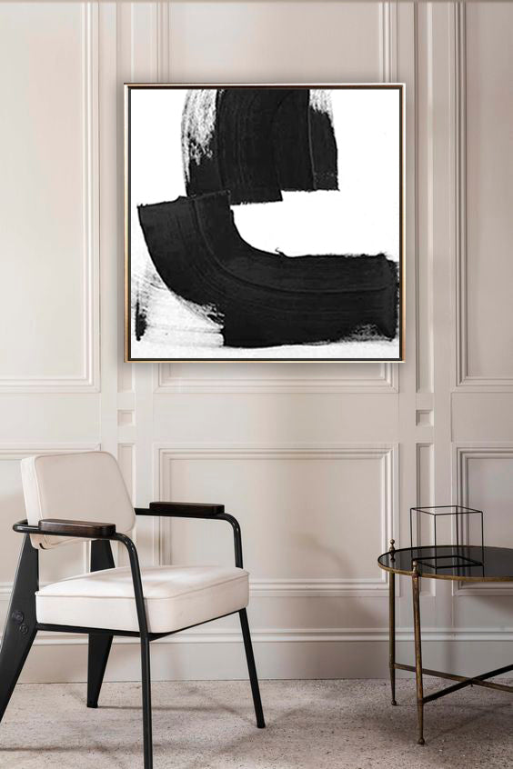 40 Minimalist Art Black&White Handpainted Artwork