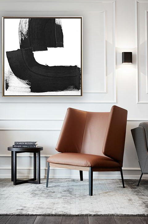 40 Minimalist Art Black&White Handpainted Artwork