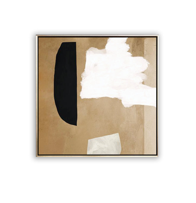 53 Minimalist Art Beige Light Brown Abstract Handpainted Artwork