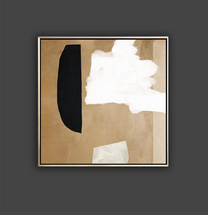 53 Minimalist Art Beige Light Brown Abstract Handpainted Artwork